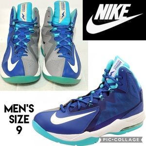 Nike Mens Shoes Air Max Stutter Step 2 Blue Grey Basketball 653455-402 Size 9